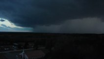 Ominous storm clouds roll over North/South Carolina border