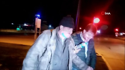 Orta refüjde yatarken bulundu, görenlerin içini acıttı