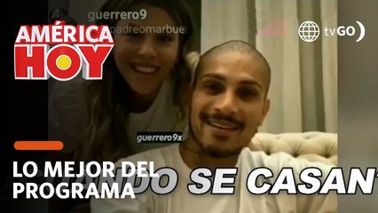 América Hoy: La decepcionante reacción de Paolo Guerrero al matrimonio (HOY)