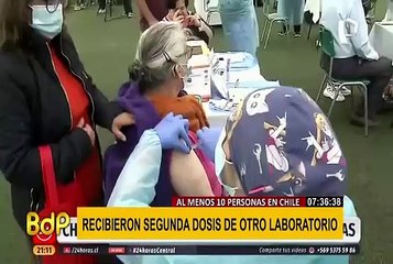 Chile: denuncian haber sido vacunados con dos fármacos diferentes