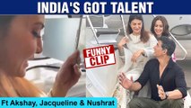 Akshay, Jacqueline & Nushrat's Version Of India's Got Talent | Ram Setu FUNNY BTS