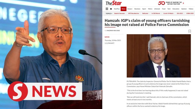Hamzah: IGP should report allegation of cartel to Police Force Commission