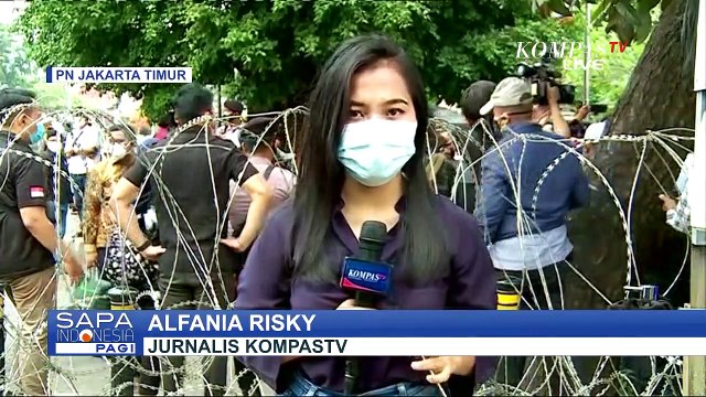 Digelar Secara Virtual, Pengamanan Sidang Rizieq Shihab Dilipatgandakan