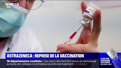 Qualifié de "sûr et efficace" par l'Agence européenne des médicaments, la vaccination avec AstraZeneca reprend ce vendredi