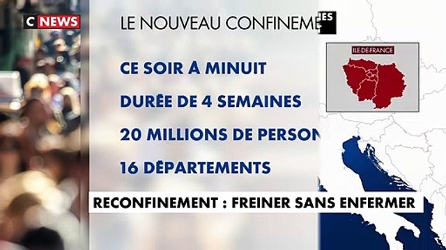 Jean Castex a annoncé ce jeudi soir de nouvelles mesures pour faire face à l'épidémie de coronavirus, qui «se dégrade». Elles ne concernent pas l'ensemble du territoire, mais 16 départements