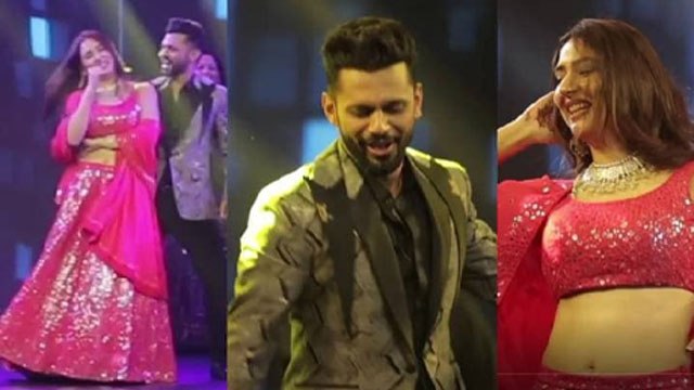 Disha Parmar संग Rahul Vaidya ने Stage पर किया Romantic Dance, Viral हो रहा Video | FilmiBeat