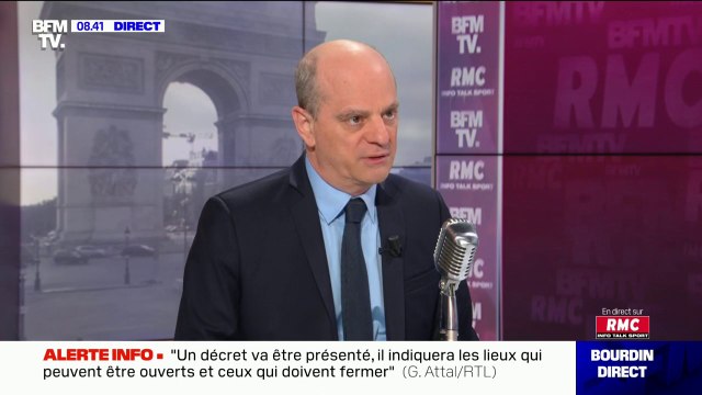 Jean-Michel Blanquer: Aujourd'hui il y a un peu plus de 2000 classes fermées