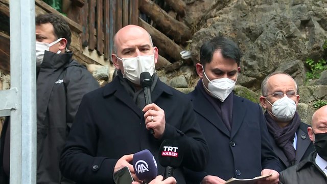 ARTVİN - Soylu: '(Dereiçi köyündeki yangın) Afet bölgesi kararını aldık'