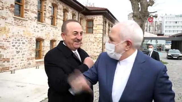 Dışişleri Bakan Çavuşoğlu, İranlı mevkidaşı Zarif ile görüştü