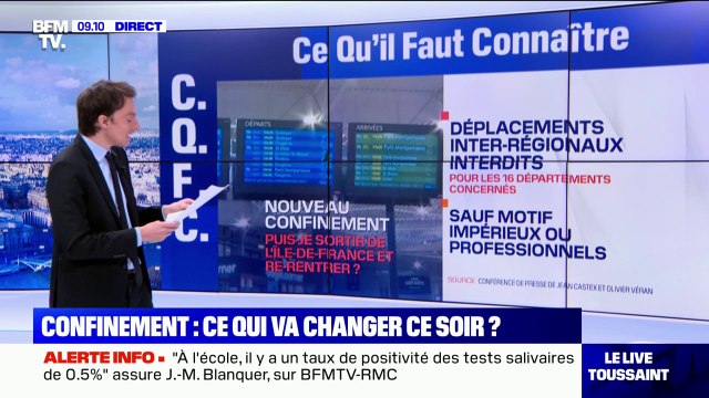 Confinement: voici les nouvelles mesures mises en place dès ce vendredi à minuit