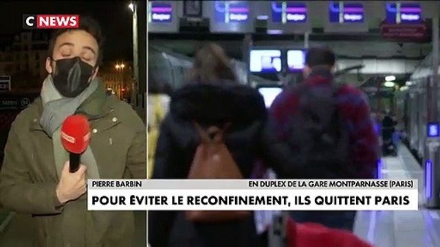 Coronavirus: Après l'annonce du confinement, de nombreux Parisiens cherchent à quitter la capitale - Les trains à destination de l'ouest de la France sont complets!