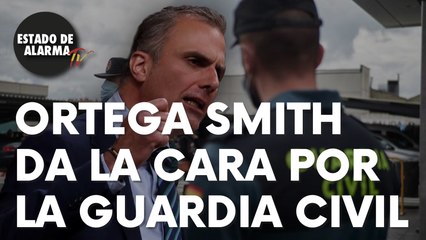 Javier Ortega Smith da la cara por la Guardia Civil frente a un Gobierno sin “honor”