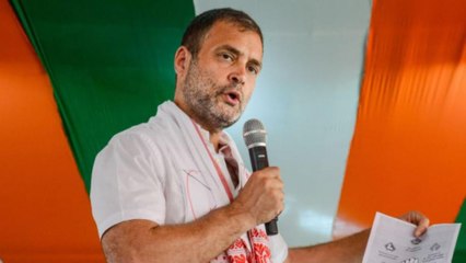 Video herunterladen: Nonstop: Rahul Gandhi hits out at BJP in Assam