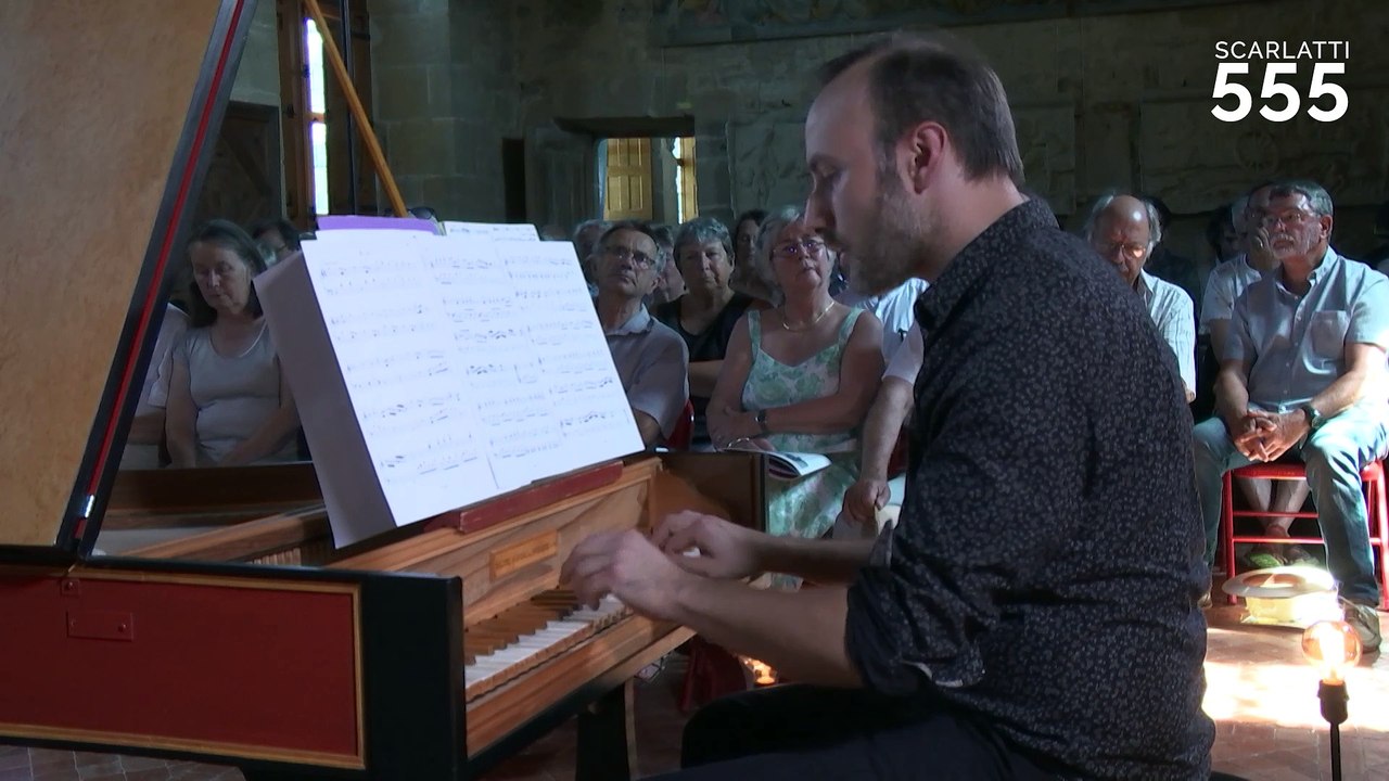 Scarlatti : Sonate pour clavecin en Ut Majeur K 527 L 458, par Bertrand Cuiller - #Scarlatti555