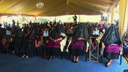 La princesa Charlène de Mónaco llora la muerte del polémico rey de los zulúes