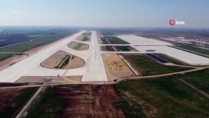 Çukurova Bölgesel Havalimanı'nda çalışmalar devam ediyor