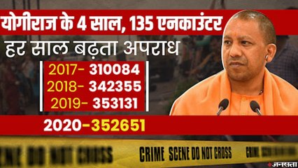 योगीराज में जमकर गरजी UP Police की बंदूक, 4 साल में 135 एनकाउंटर | UP Police Encounter