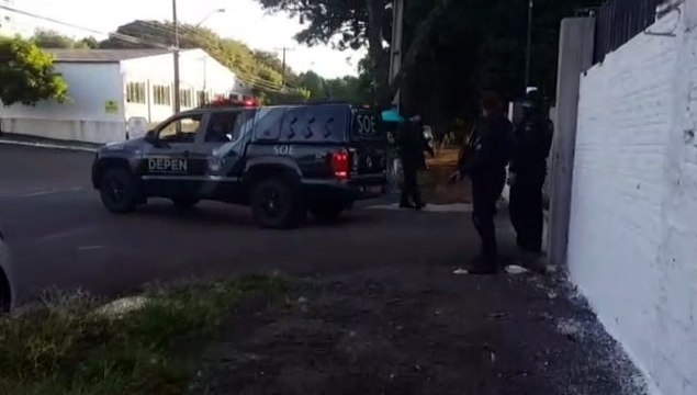 Seção de Operações Especiais realização ação na cadeia pública de Cascavel