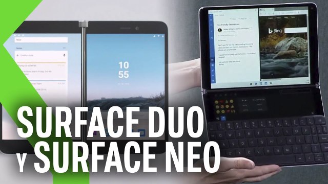 SURFACE NEO y SURFACE DUO_ Microsoft sorprende con un MÓVIL ANDROID y PANTALLAS DOBLES