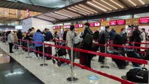 İSTANBUL - İstanbul Havalimanı, Kovid-19 sürecinin en yoğun gününü yaşıyor