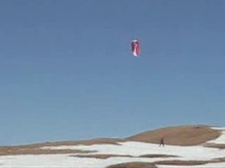 Snowkite Mont-Jura low wind