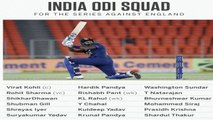 India Squad For ODI Series vs England: Suryakumar Yadav| Prasidh Krishna, Md. Siraj