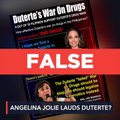 FALSE: Angelina Jolie hopes US finds a leader like Duterte to eradicate drug problem