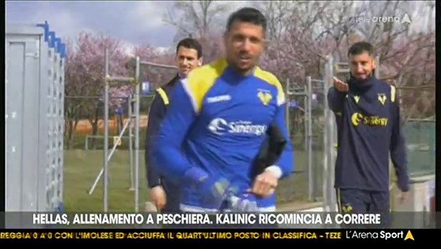 ARENA SPORT: VERONA, ALLENAMENTO A PESCHIERA. KALINIC RICOMINCIA A CORRERE