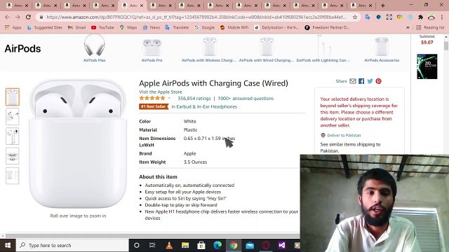 Apple AirPods with Charging Case (Wired) Handfree