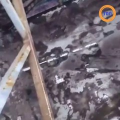 Il saute à l'élastique d'une façon très douloureuse !