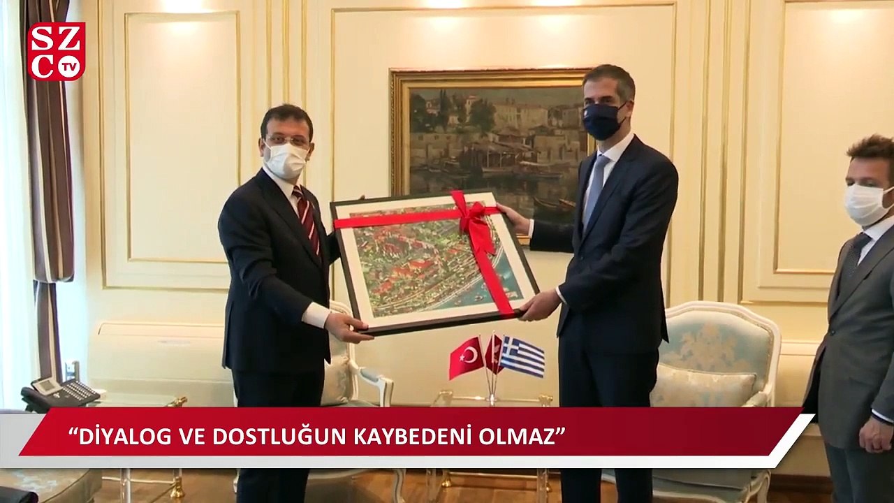 İmamoğlu, Atina Belediye Başkanı ile görüştü: "İki ülke arasında her şey çok güzel olacak"