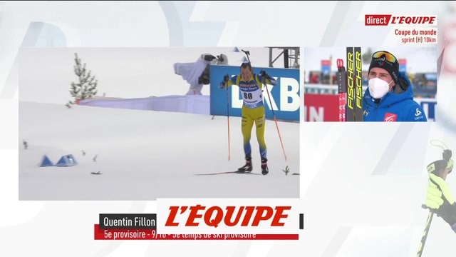Fillon Maillet : «C'est dommage» - Biathlon - CM (H)