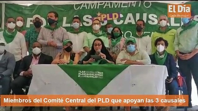 Miembros del Comité Central del PLD que apoyan las 3 causales