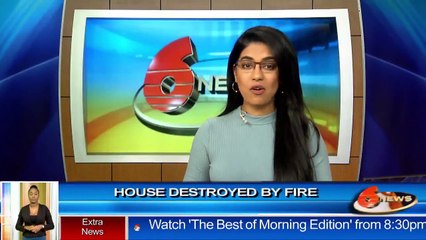 House destroyed by fire in Tobago