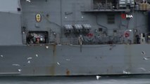 ABD savaş gemisi 'USS Monterey' İstanbul Boğazı geçişti