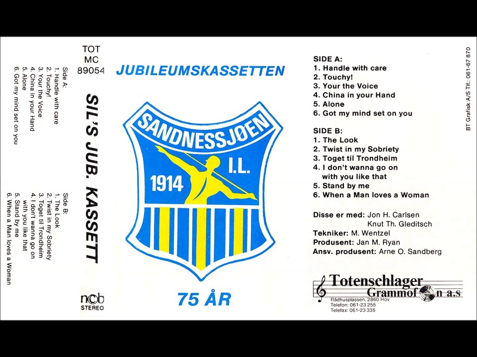 Sandnessjøen Idrettslag. SIL's Jubileumskassett 75 år