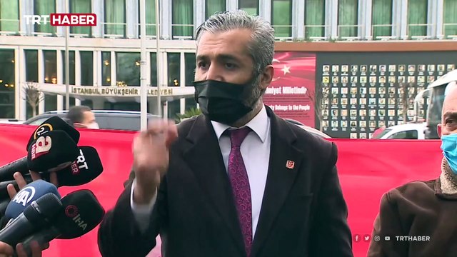 Şehit yakını ve gazilerden İmamoğlu'na protesto