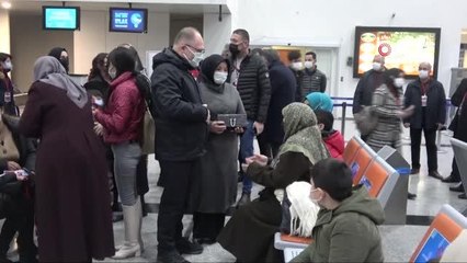 Son dakika haber... Çanakkale'den dönen şehit ailelerinden Başkan'a teşekkür