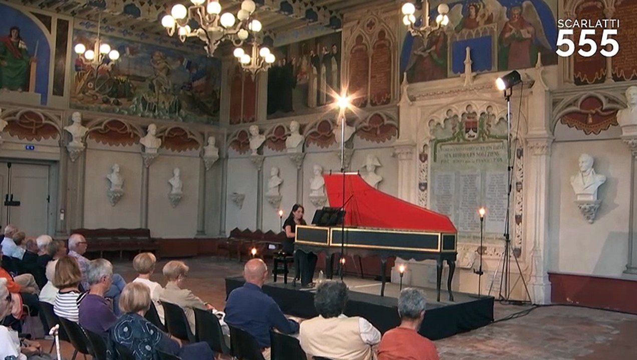 Scarlatti : Sonate en fa dièse mineur K 25 L 481 (Allegro) par Carole Cerasi - #Scarlatti555