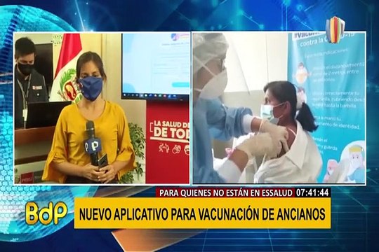 Vacunación de adultos mayores: lanzan aplicativo para quienes no están en EsSalud