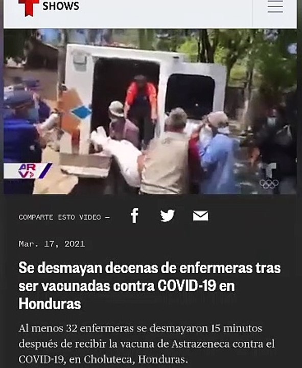 Treinta y dos enfermeras se desmayan en Honduras a los quince minutos de vacunarse con AstraZeneca