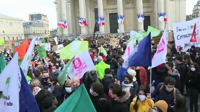 Manifestaciones contra el cambio climático en toda Europa