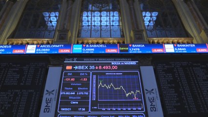 El Ibex 35 pierde los 8.500 puntos y en la semana cede un 1,75 %