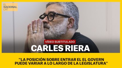 La posición sobre entrar en el Govern puede variar a lo largo de la legislatura