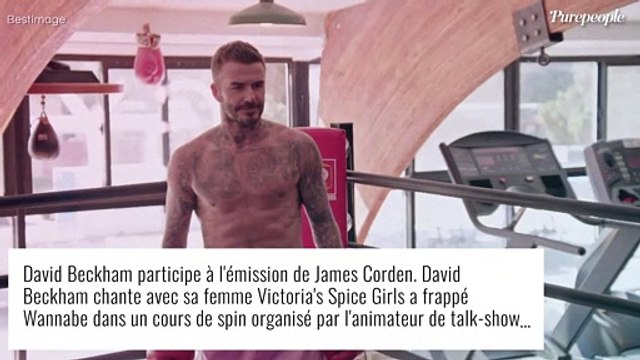 David Beckham entretient ses abdos : impressionnante séance de musculation