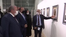 TBMM Başkanı Şentop, Namık Kemal Üniversitesi'ndeki Mehmet Akif Ersoy sergisini gezdi