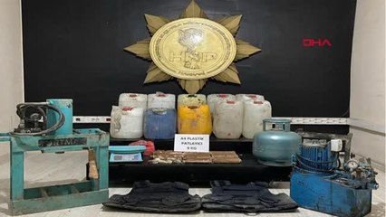Hakkari'de 9 kilo A- 4 patlayıcı ile 204 kilo eroin ele geçirildi