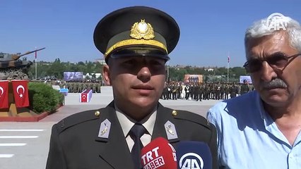 Zırhlı Birliklerde yemin töreni