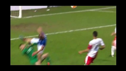 Kemar Roofe - brutalny atak na bramkarza (18.03.2021)