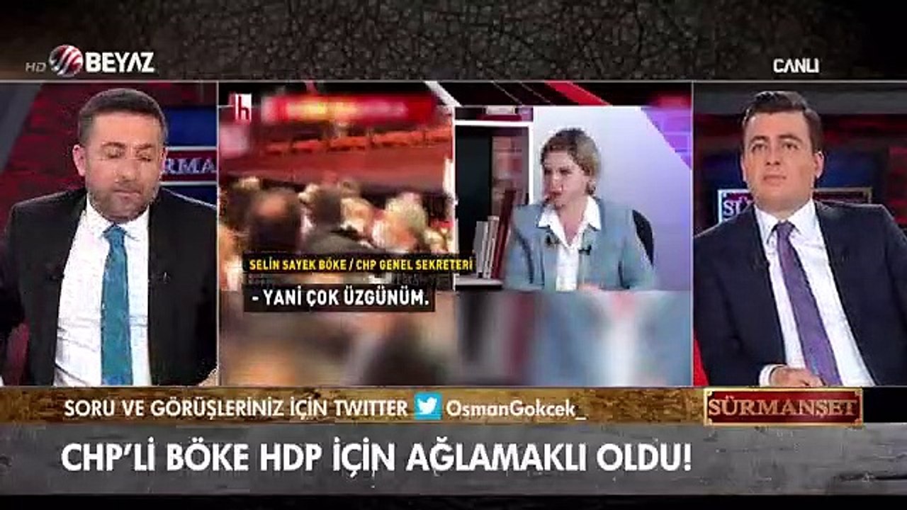Osman Gökçek o duygu sömürüsüne isyan etti! CHP'li Böke, Gergerlioğlu için ağladı!
